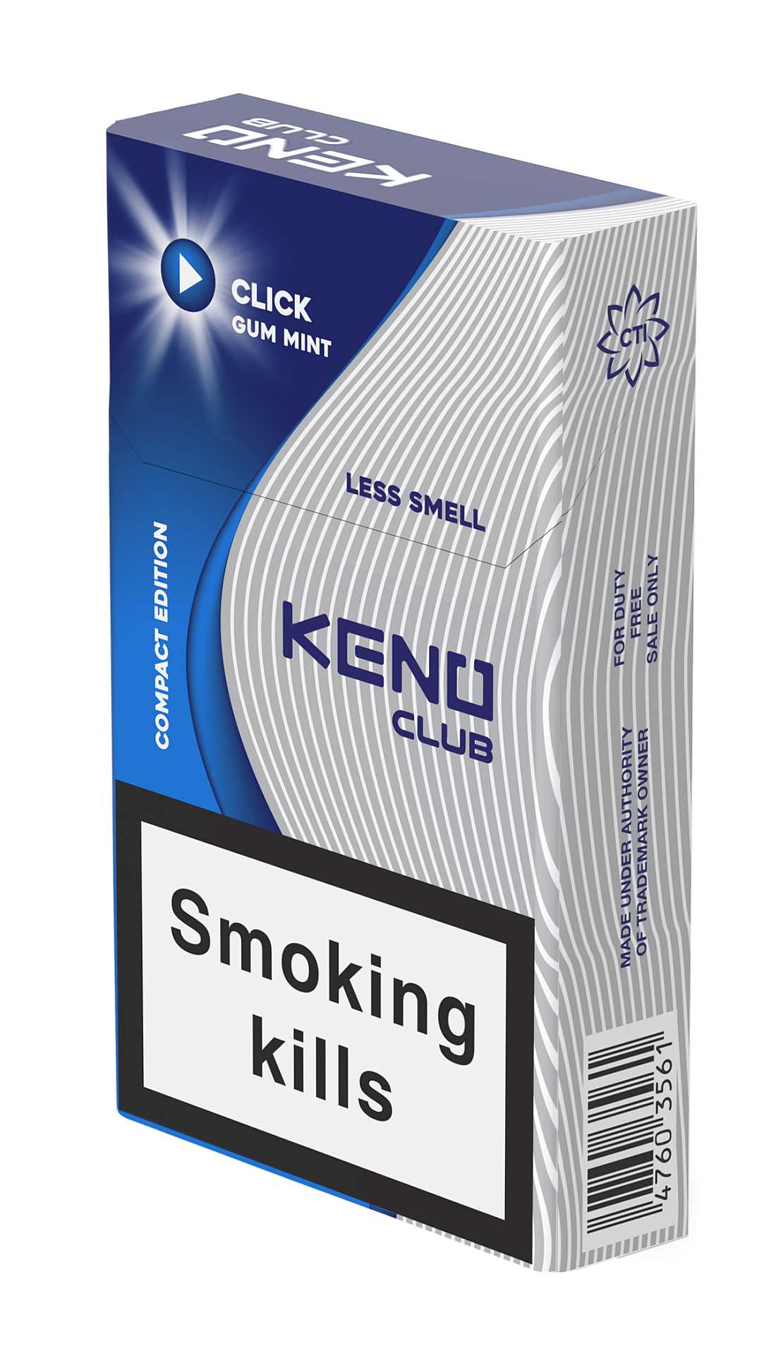 Keno Club Gum Mint Click Sigara,  Damlasakızı ve Nane Aroma